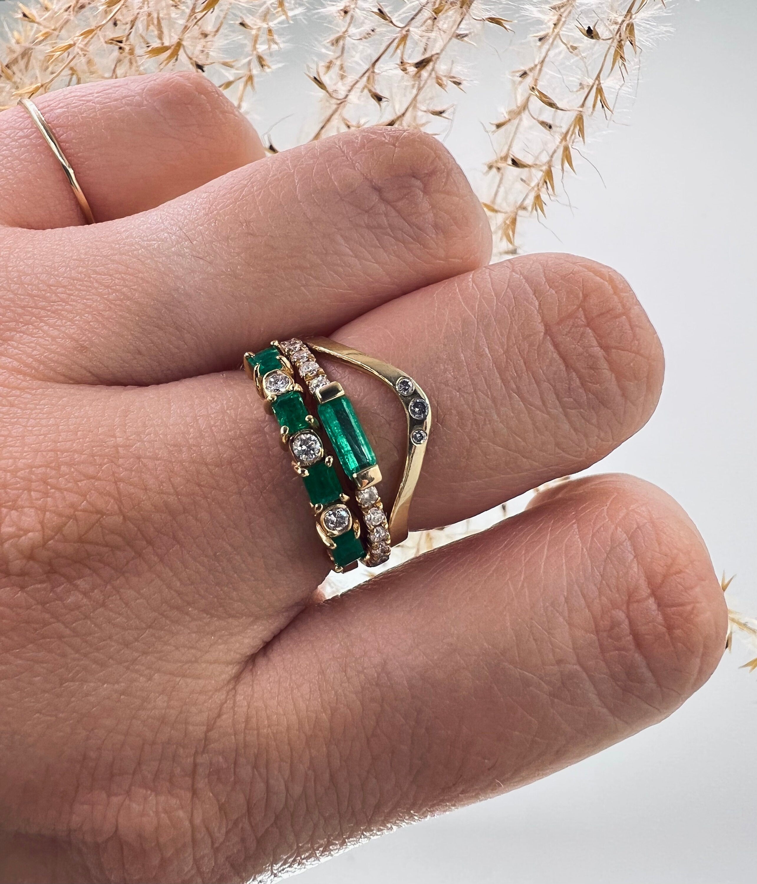 Emerald & Diamond Band