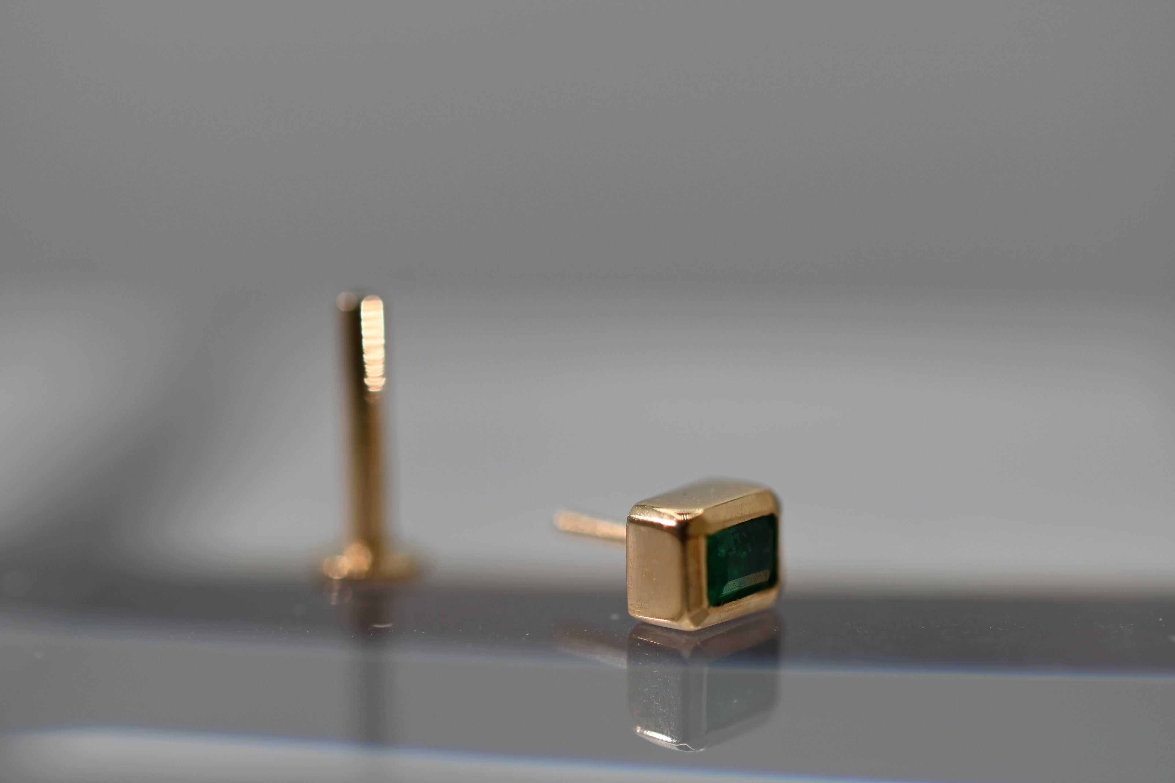 Emerald Cut Piercing