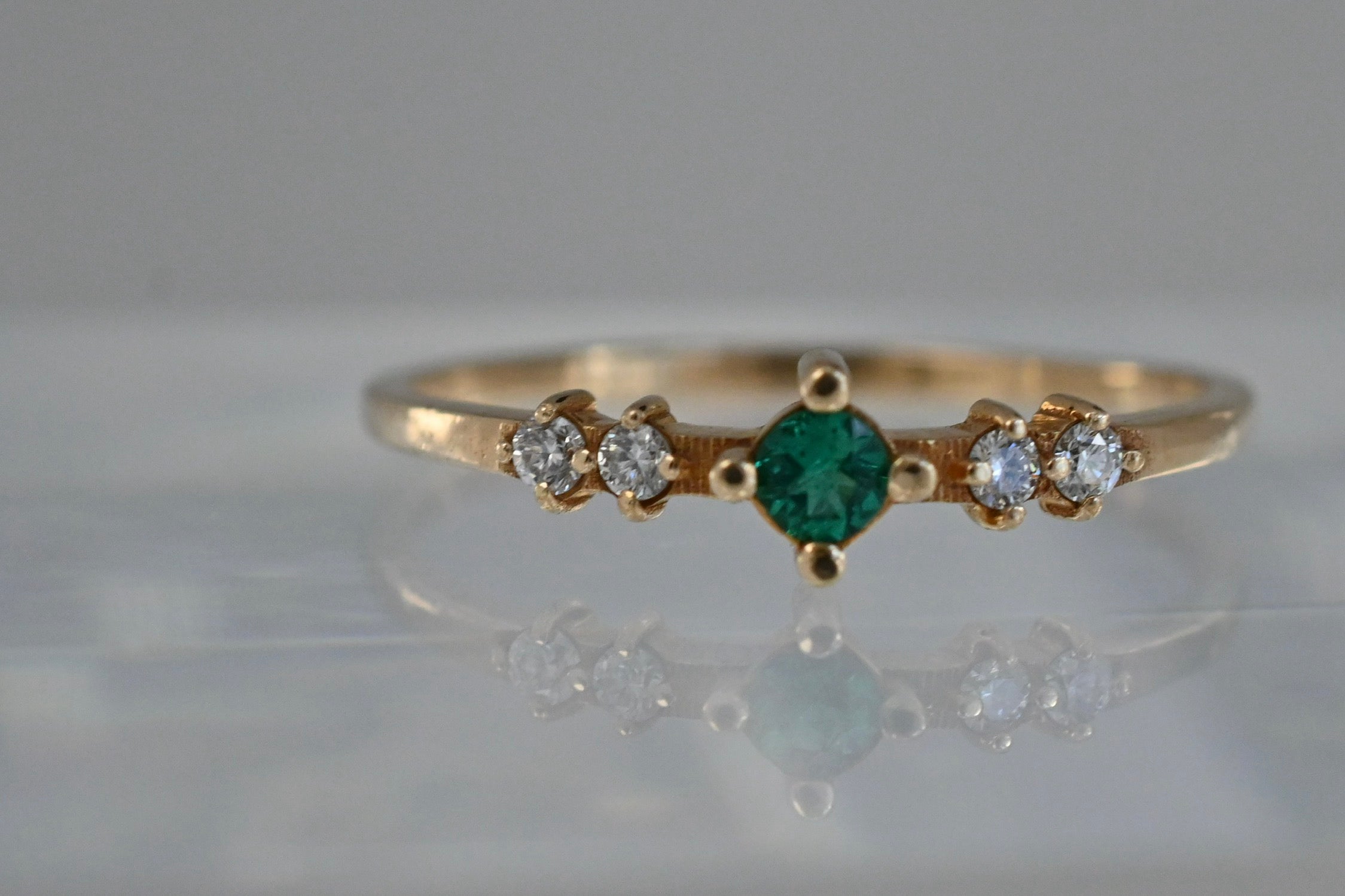 Emerald Sprinkle Ring