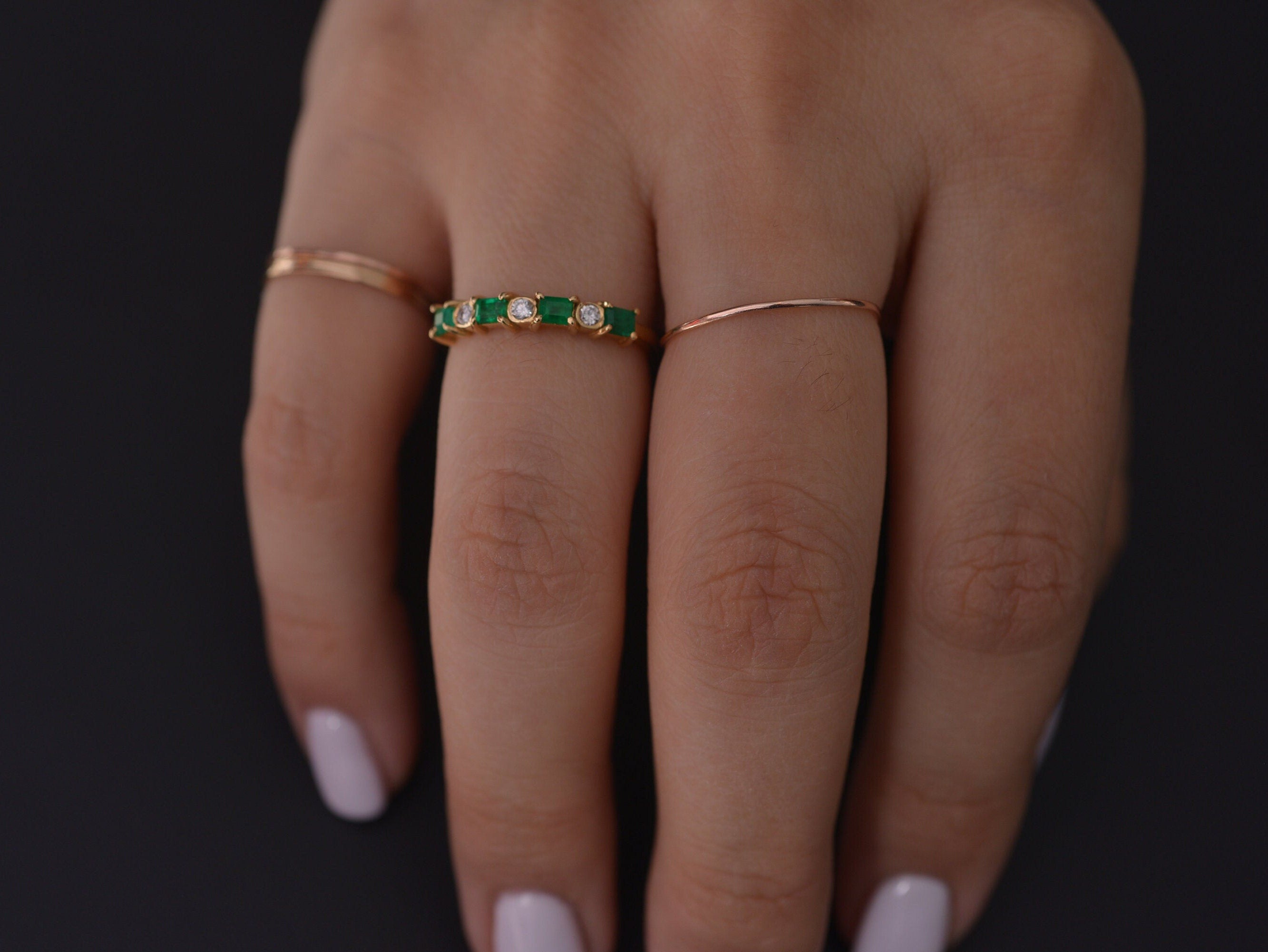 Emerald & Diamond Band